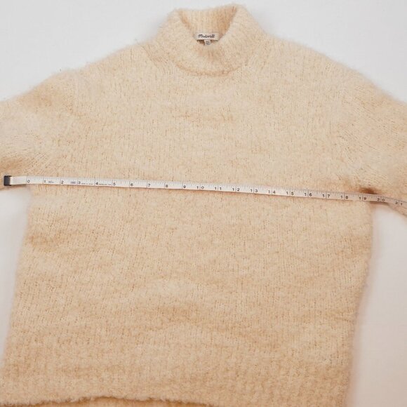 Madewell Wool-Alpaca Blend Bouclé-Knit Oversized Sweater - XXS - Picture 6 of 6